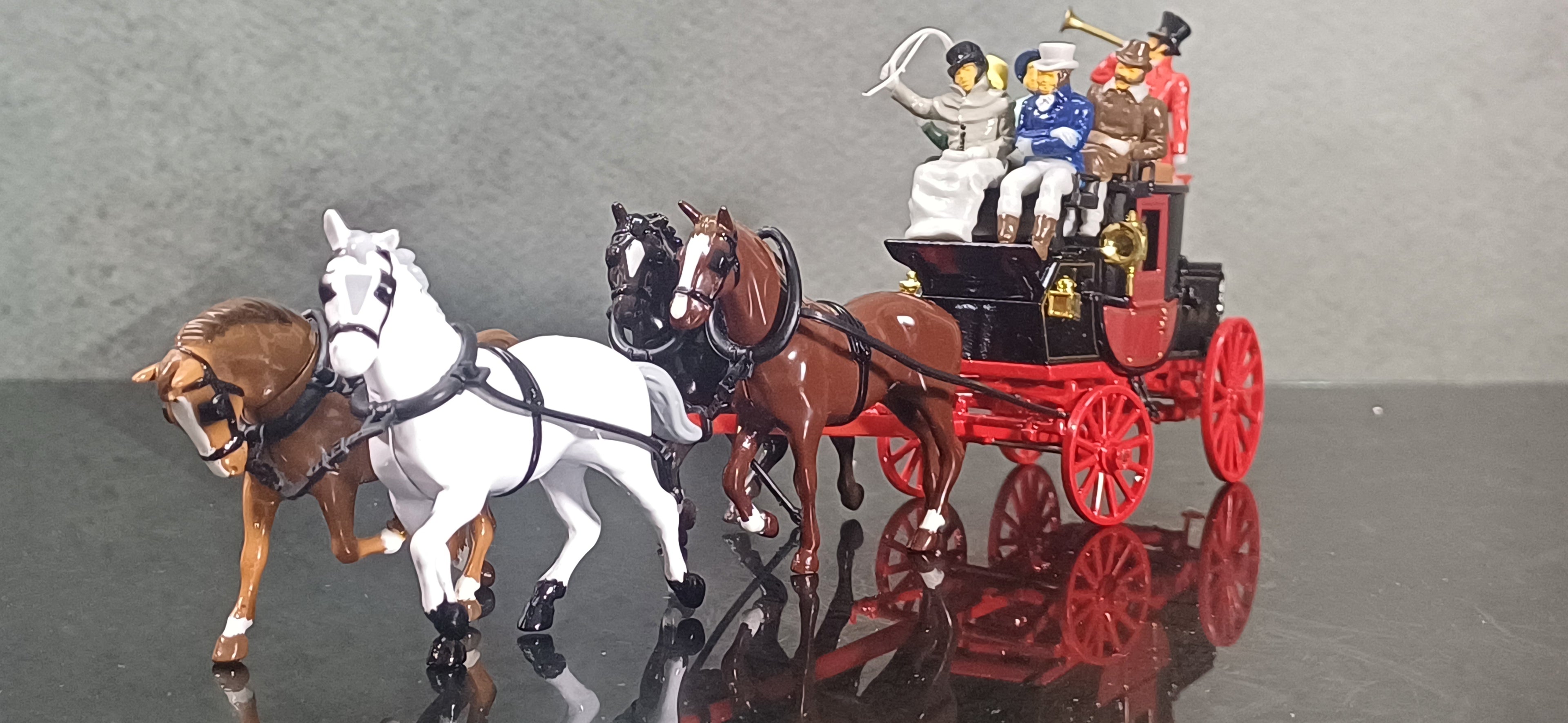 Matchbox horse cart